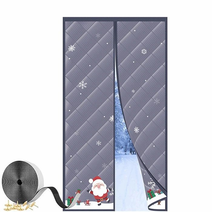 Magnetic Thermal Insulated Door Curtain for Winter Magnetic Thermal Insulated Door Curtain for Winter